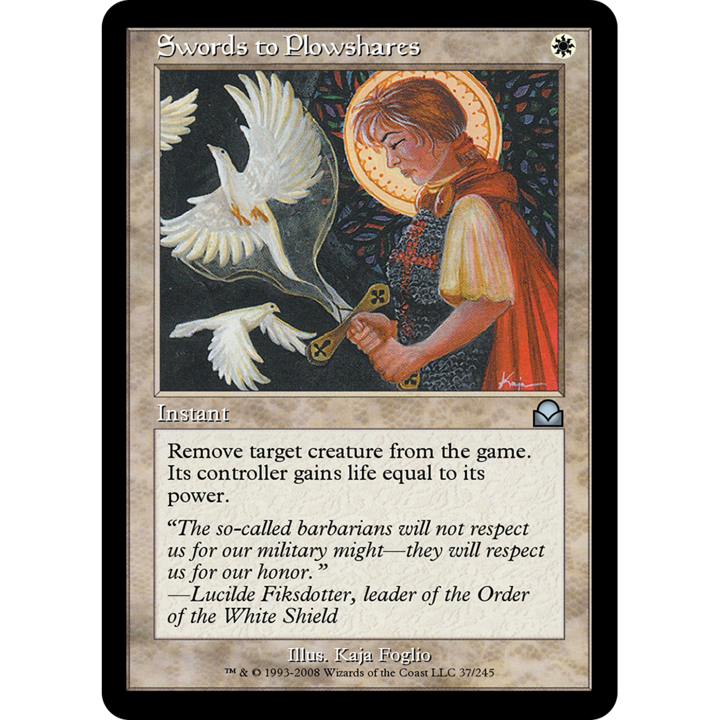 Swords to Plowshares (ME2-037) - Masters Edition II Foil