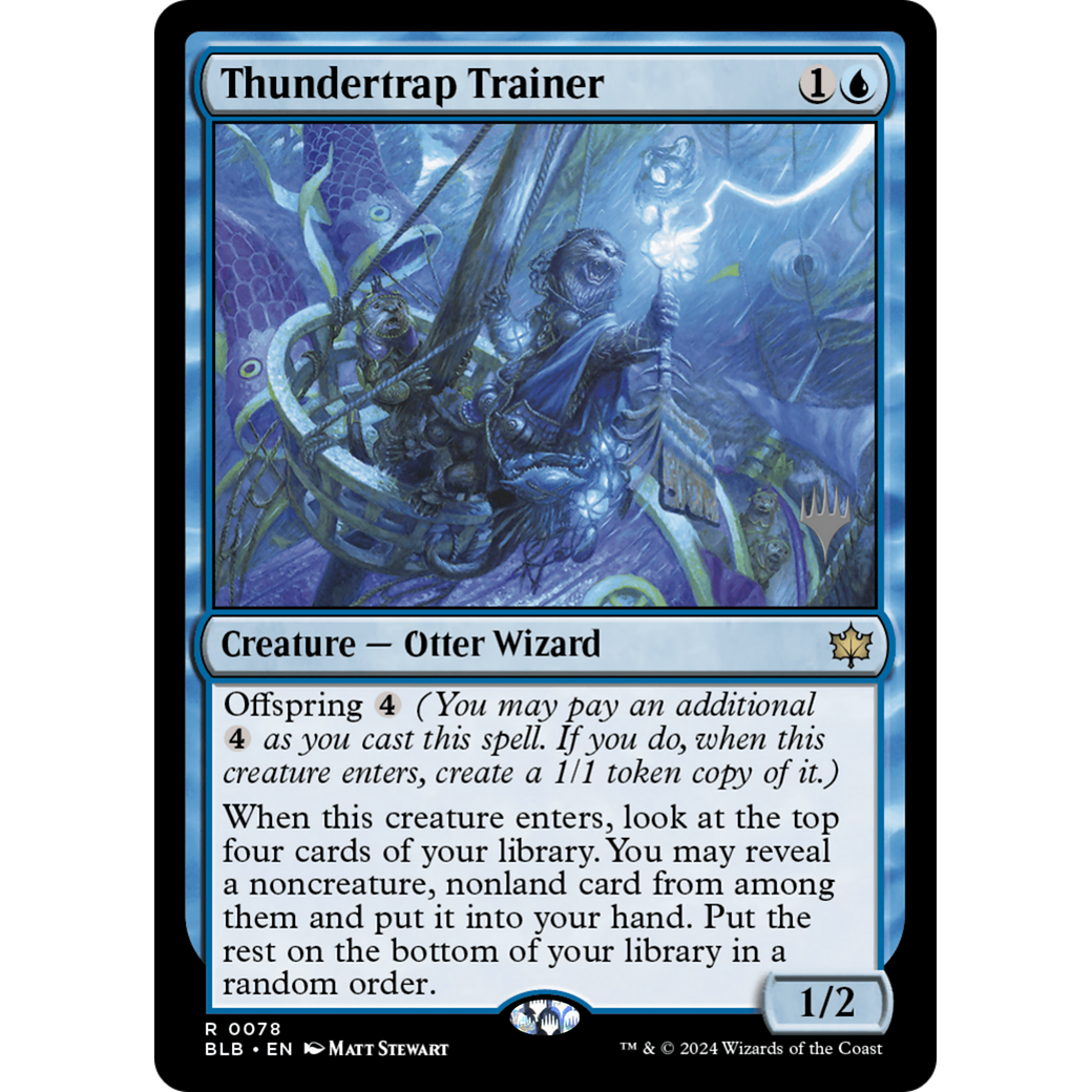 Thundertrap Trainer (PPBLB-78P) - Bloomburrow Promos