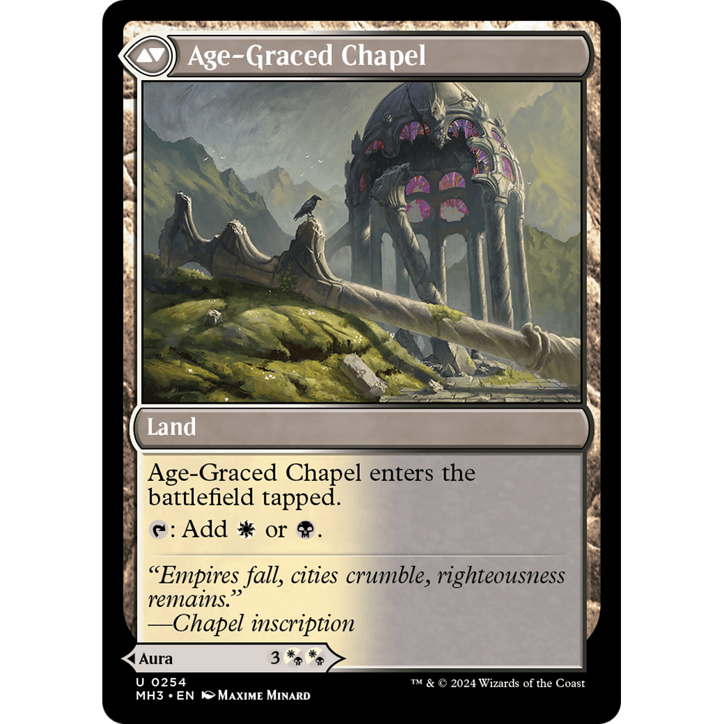 Glasswing Grace // Age-Graced Chapel (MH3-254) - Modern Horizons 3 Foil