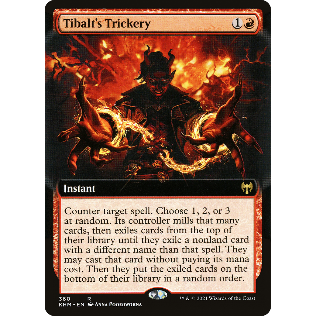 Tibalt's Trickery (Extended Art) (KHM-360) - Kaldheim: (Extended Art)
