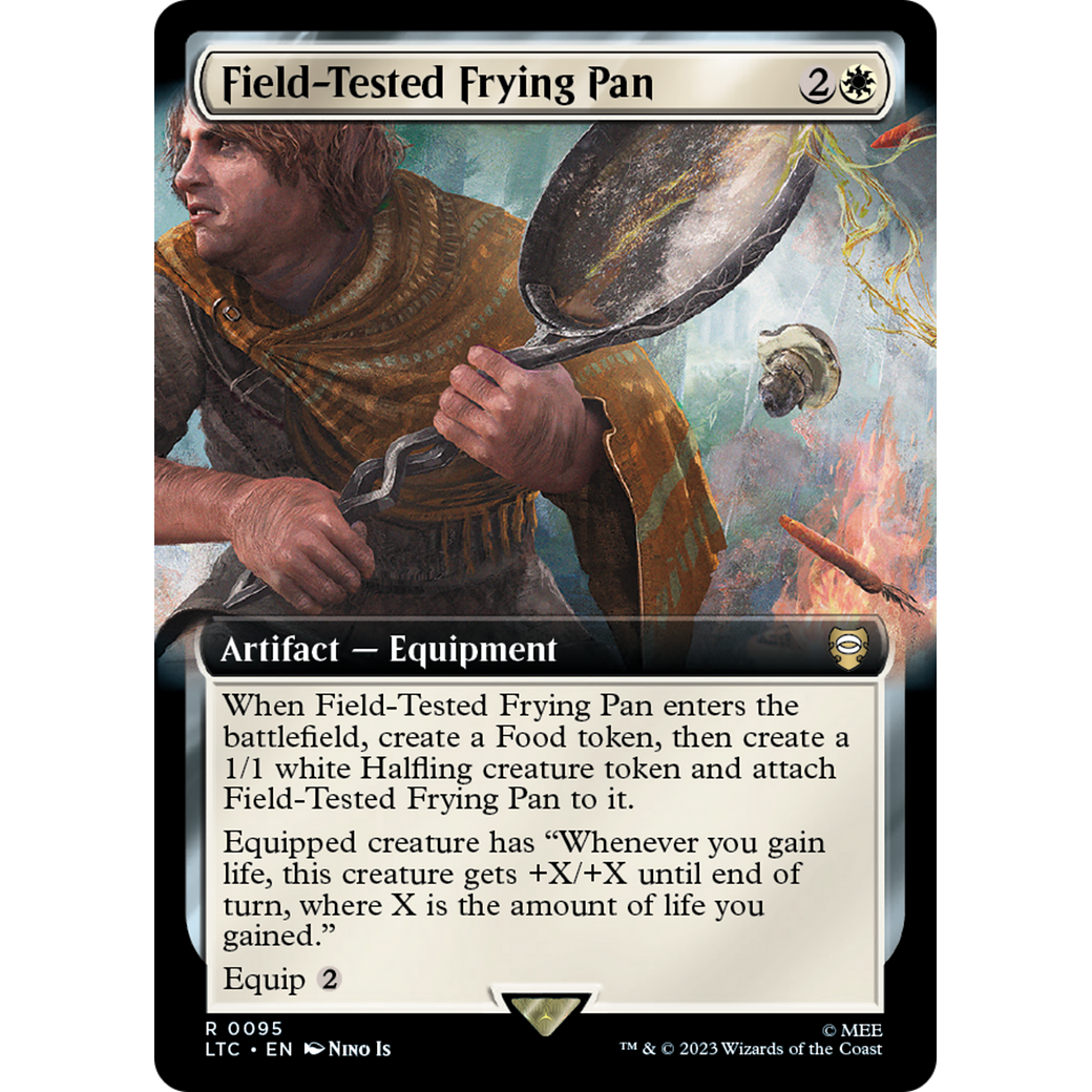 Field-Tested Frying Pan (Extended Art) (LTC-095) - Tales of Middle-earth Commander: (Extended Art) Foil