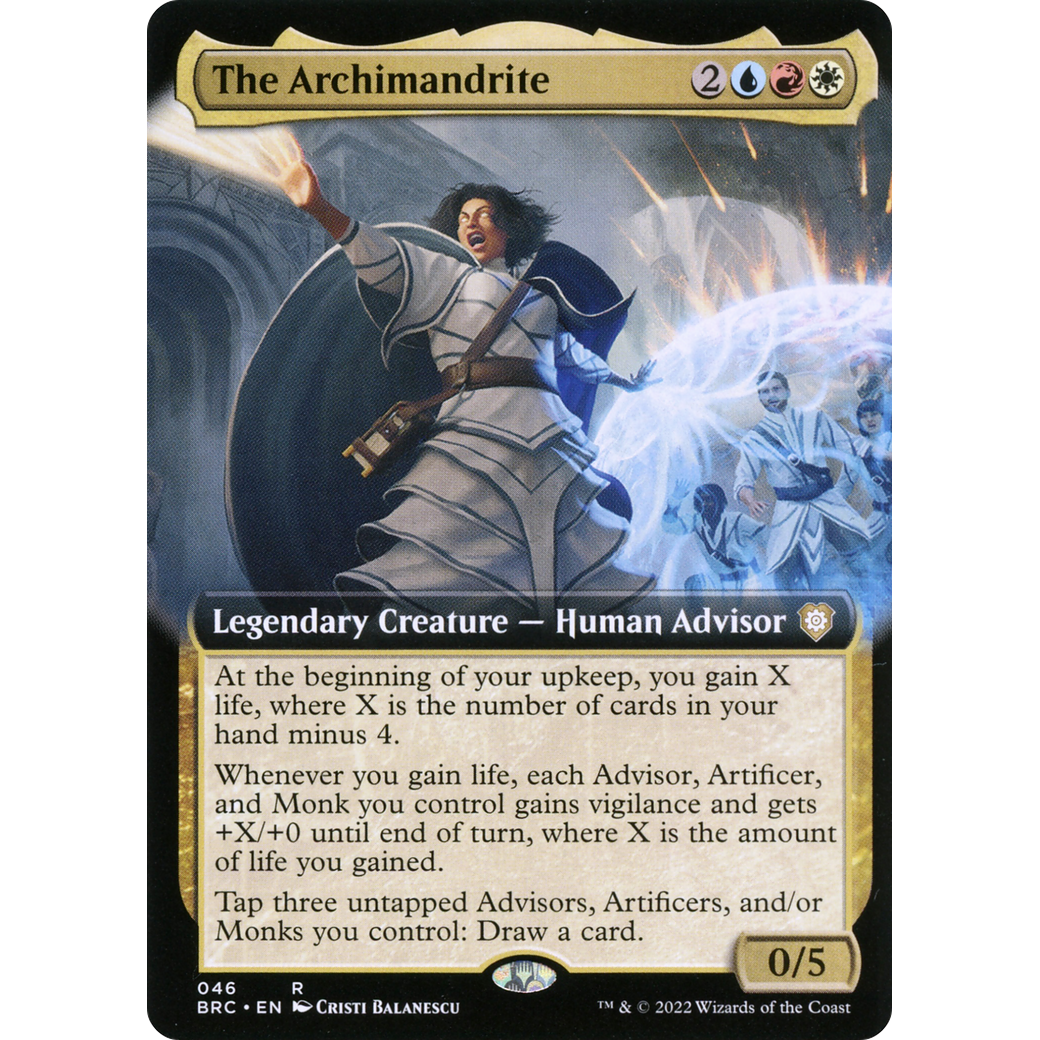 The Archimandrite (Extended Art) (BRC-046) - The Brothers' War Commander: (Extended Art)