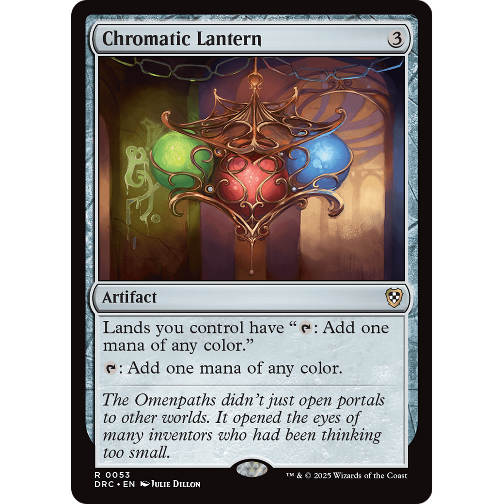 Chromatic Lantern (DRC-053) - Commander: Aetherdrift Foil
