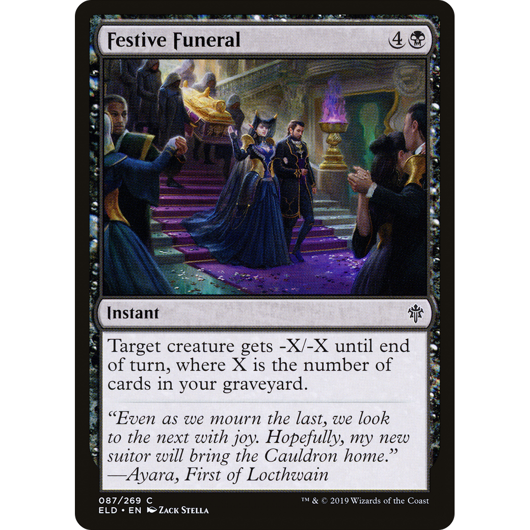 Festive Funeral (ELD-087) - Throne of Eldraine