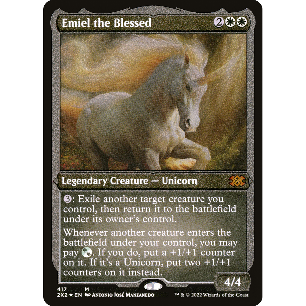 Emiel the Blessed (Foil Etched) (2X2-417) - Double Masters 2022 Foil