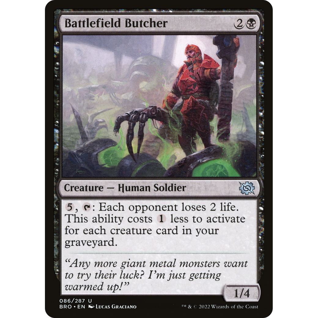 Battlefield Butcher (BRO-086) - The Brothers' War Foil