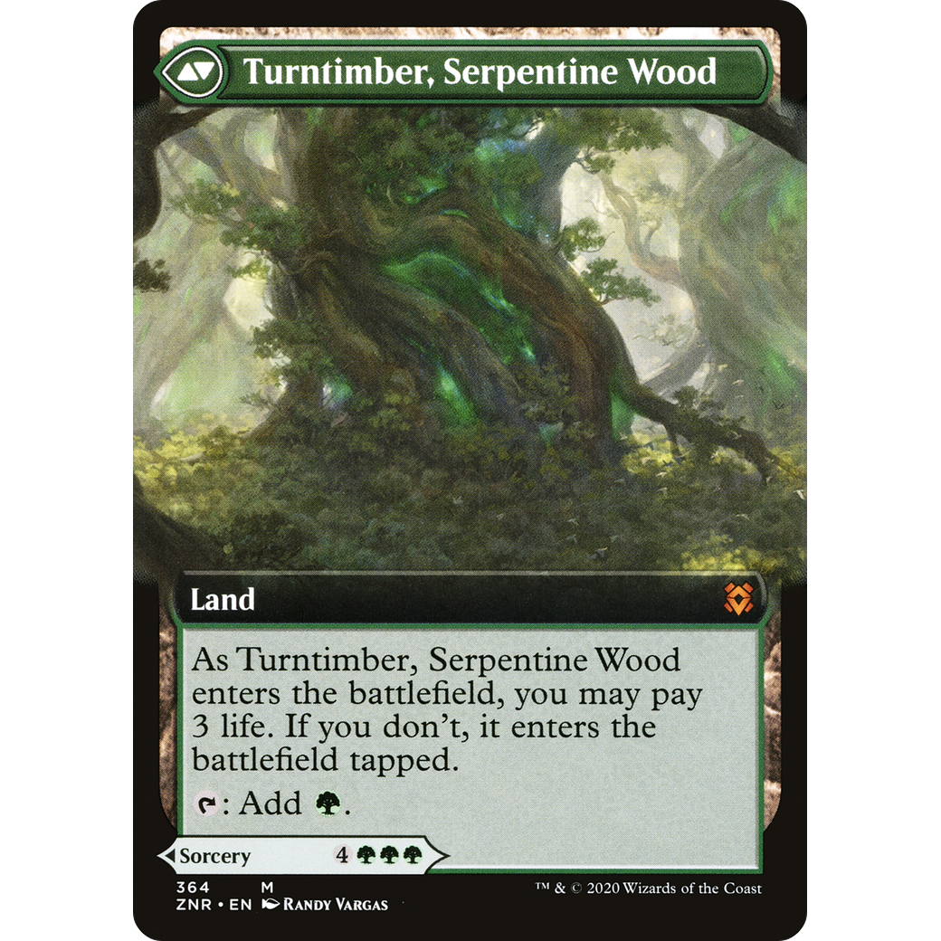 Turntimber Symbiosis (Extended Art) (ZNR-364) - Zendikar Rising: (Extended Art) Foil