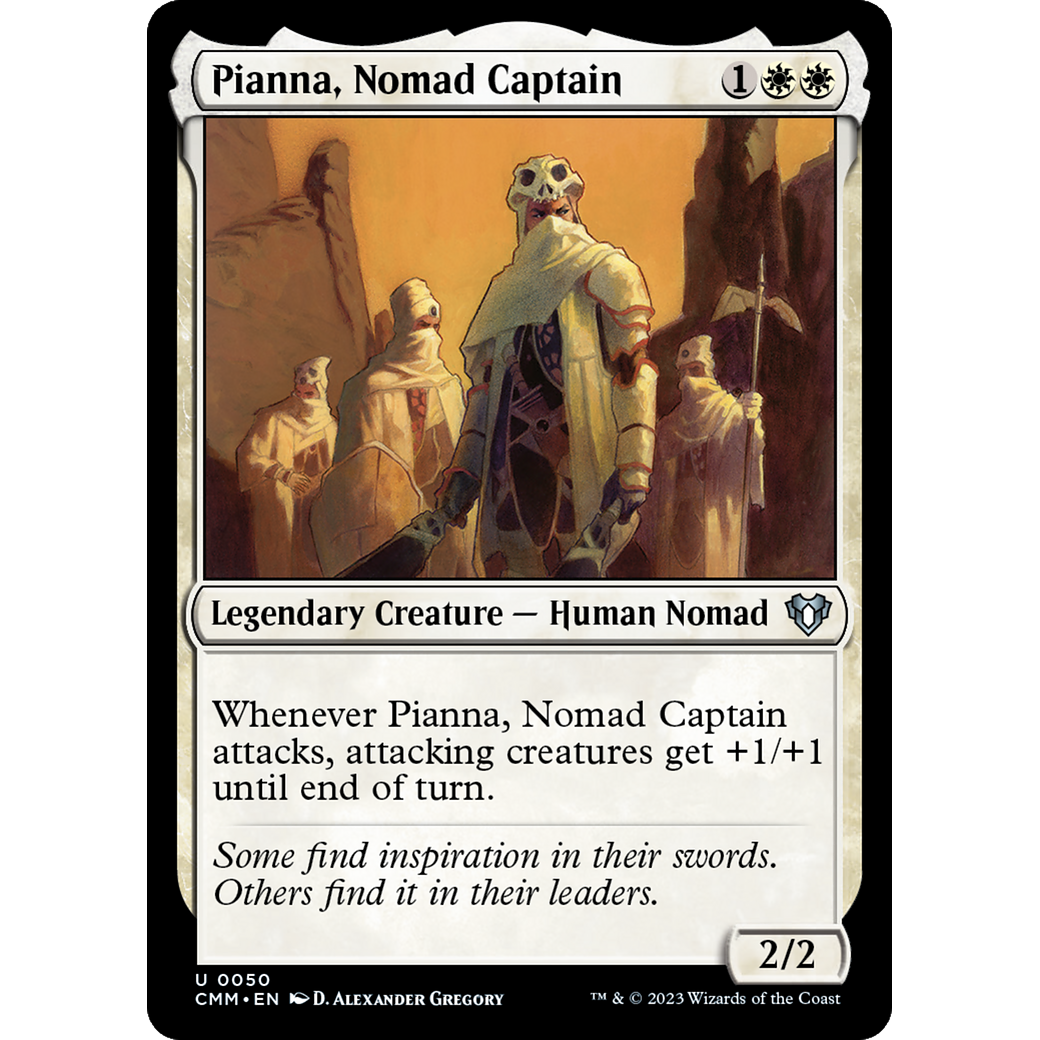 Pianna, Nomad Captain (CMM-050) - Commander Masters Foil