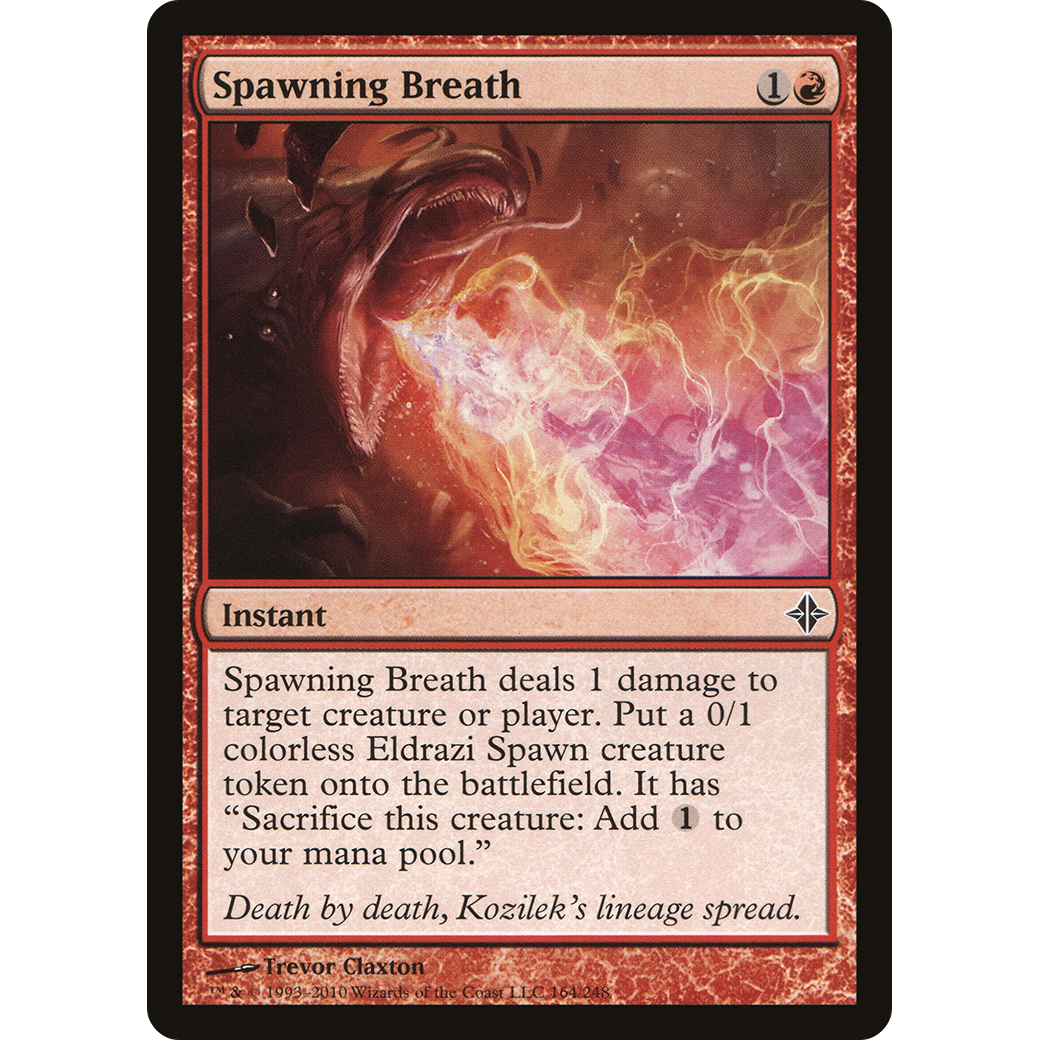 Spawning Breath (ROE-164) - Rise of the Eldrazi Foil