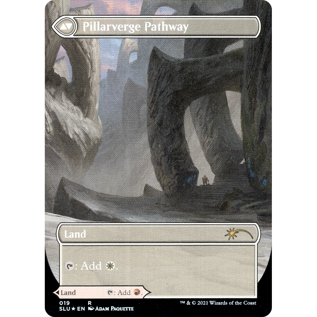Needleverge Pathway (Borderless) (SLU-019) - Secret Lair: Ultimate Edition: (Showcase) (Borderless) Foil