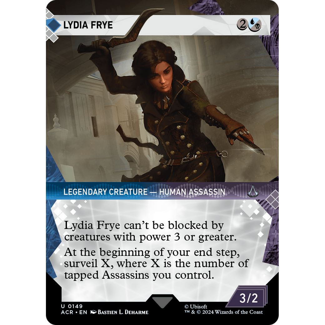 Lydia Frye (Showcase) (ACR-149) - Assassin's Creed: (Showcase) (Borderless) Foil