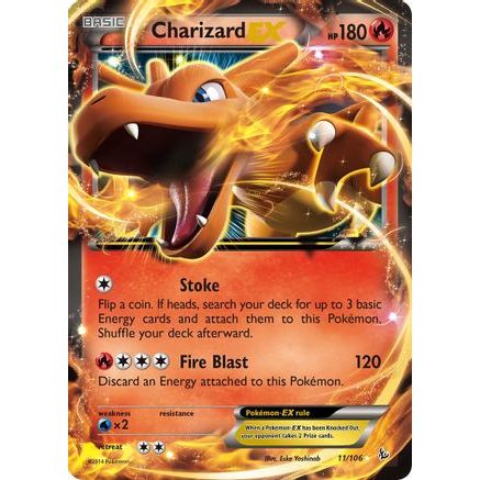 Charizard EX (11) 11/106 - XY Flashfire Holofoil