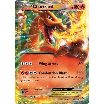 Charizard EX (12) 12/106 - XY Flashfire Holofoil