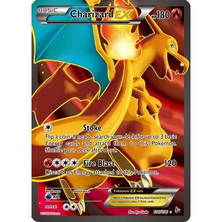 Charizard EX (100 Full Art) 100/106 - XY Flashfire Holofoil