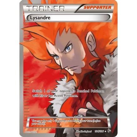 Lysandre (104 Full Art) 104/106 - XY Flashfire Holofoil