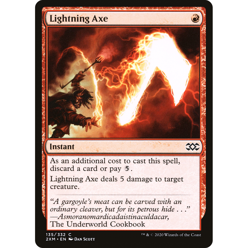 Lightning Axe (2XM-135) - Double Masters Foil
