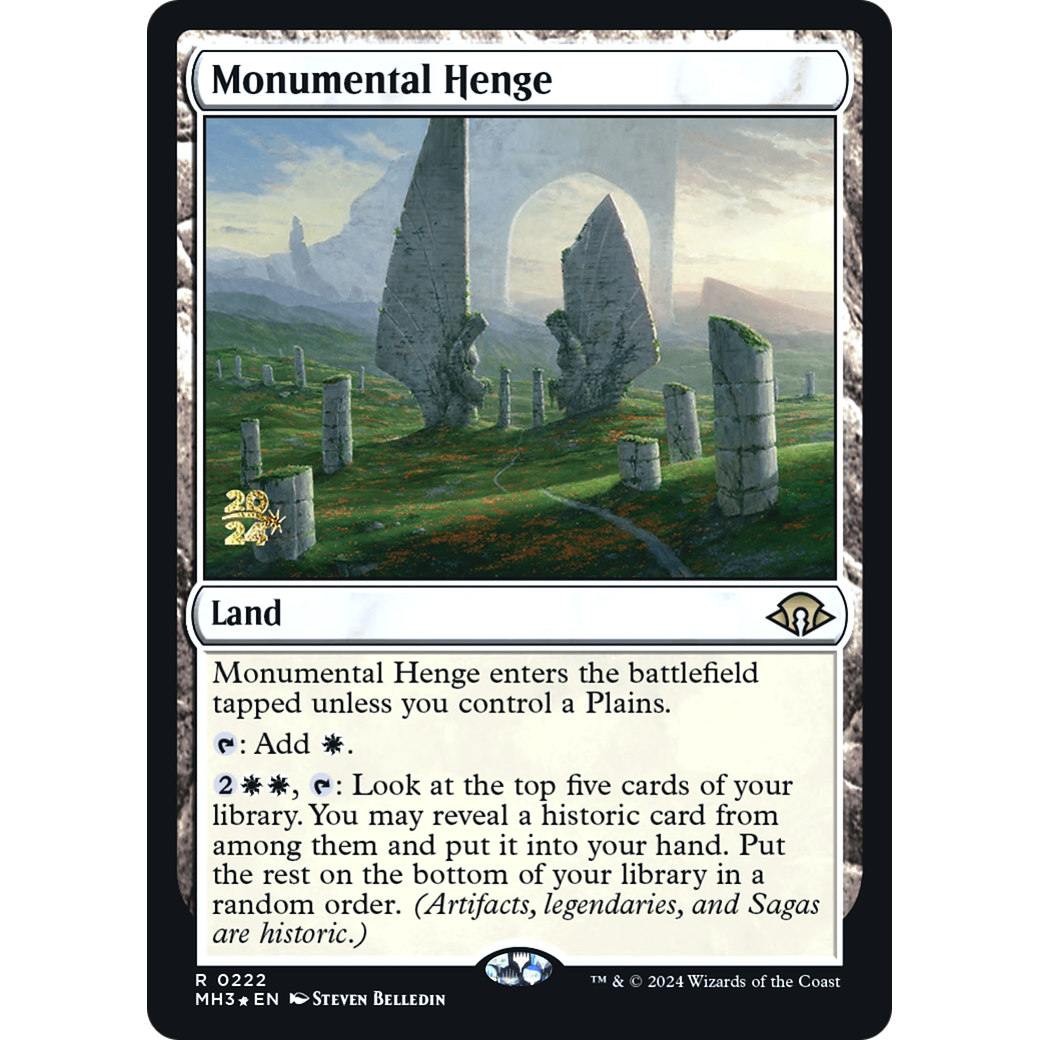 Monumental Henge (PRE-222S) - Modern Horizons 3 Promos Foil