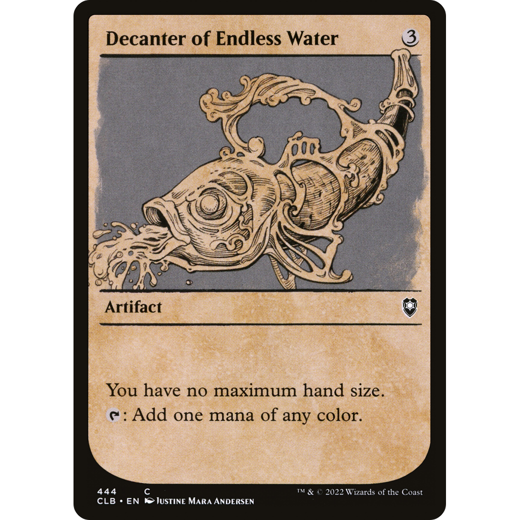 Decanter of Endless Water (CLB-444) - Commander Legends: Battle for Baldur's Gate: (Showcase)