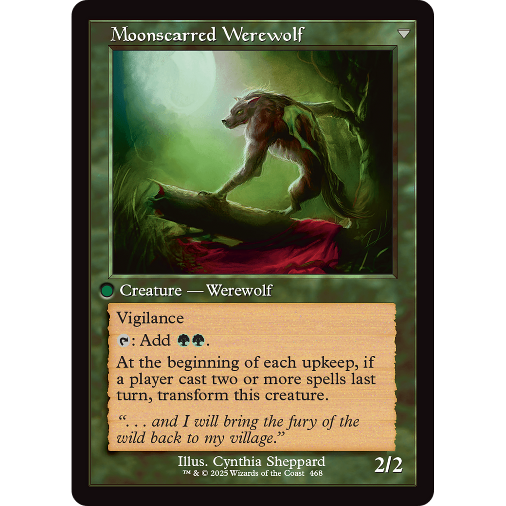 Scorned Villager // Moonscarred Werewolf (INR-468) - Innistrad Remastered