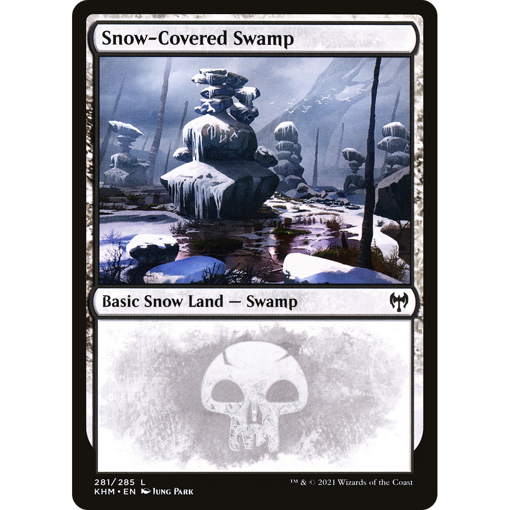 Snow-Covered Swamp (281) (KHM-281) - Kaldheim: (snow) Foil