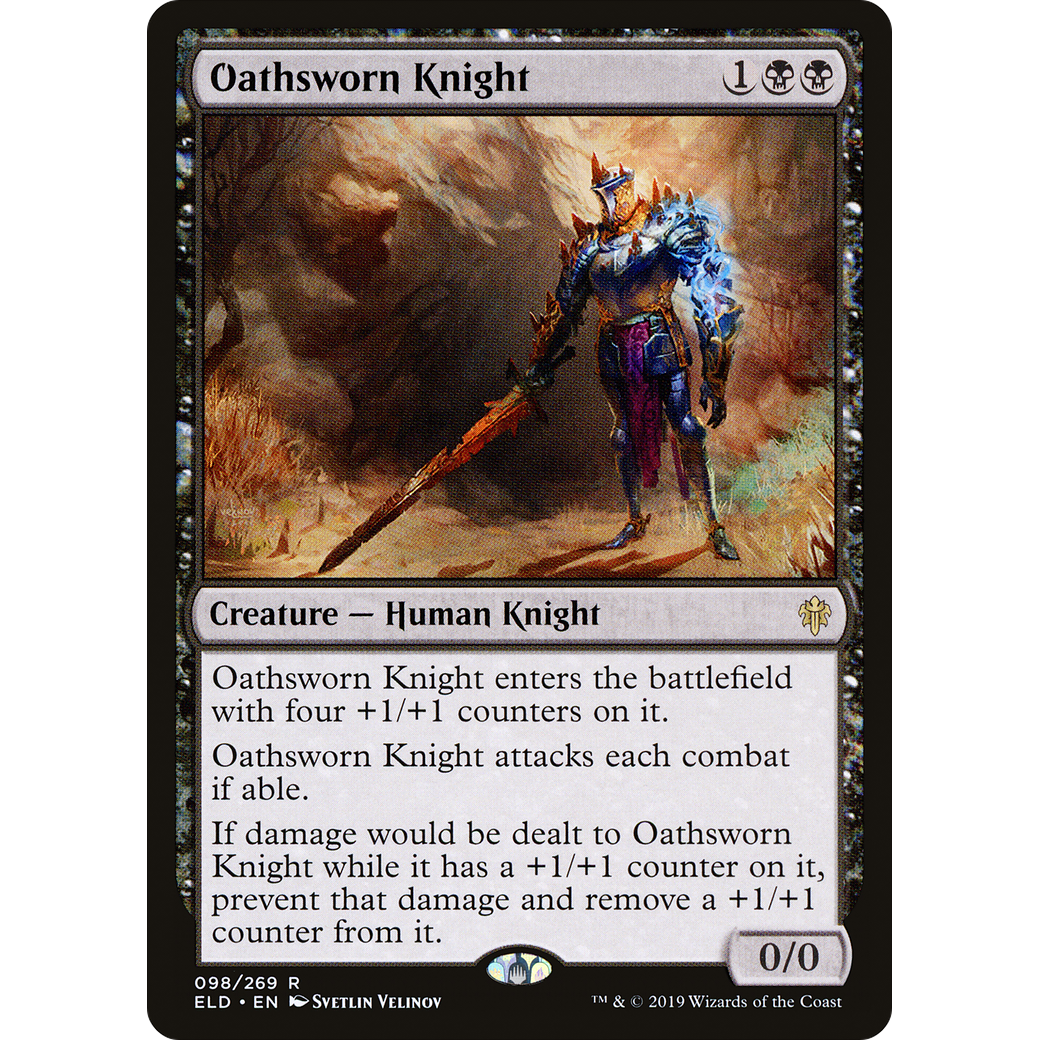 Oathsworn Knight (ELD-098) - Throne of Eldraine Foil