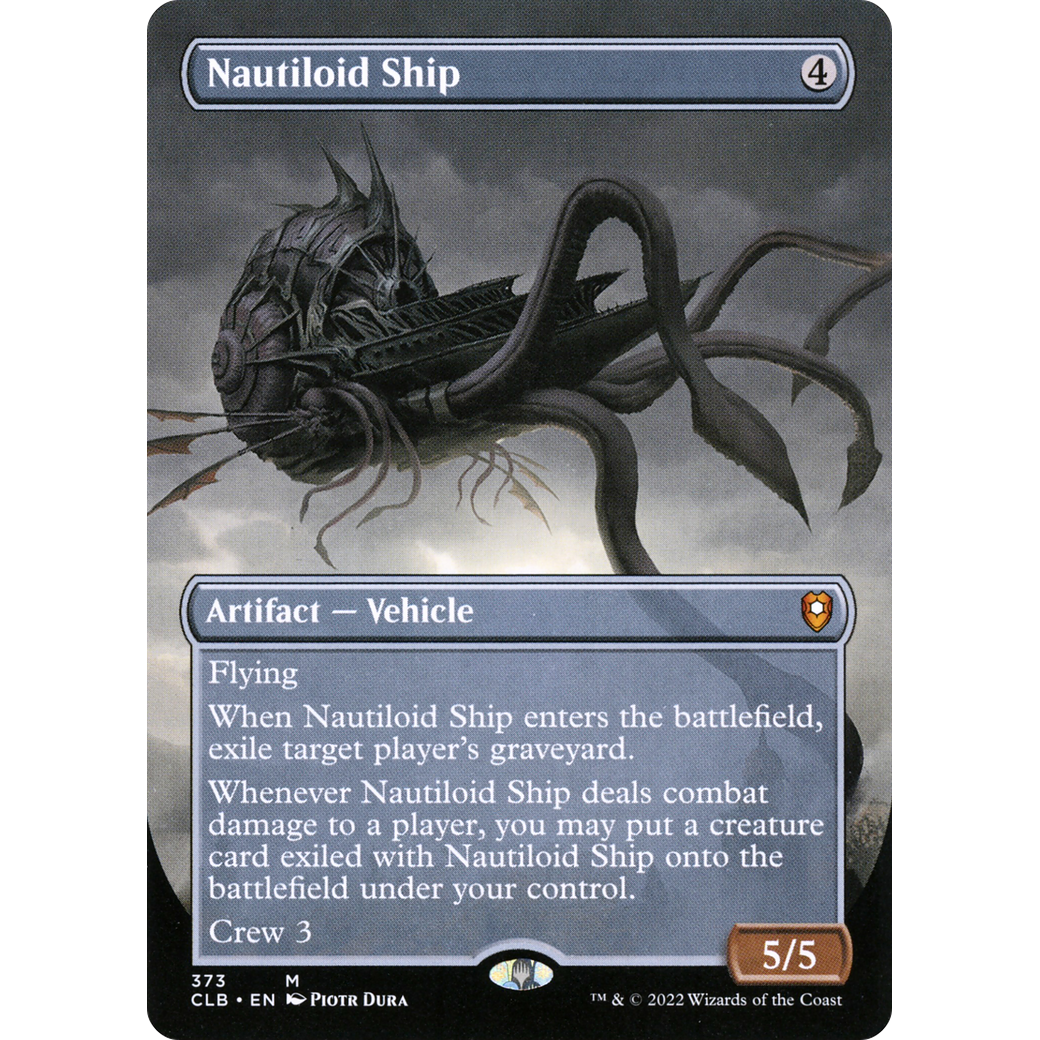 Nautiloid Ship (CLB-373) - Commander Legends: Battle for Baldur's Gate (Borderless)