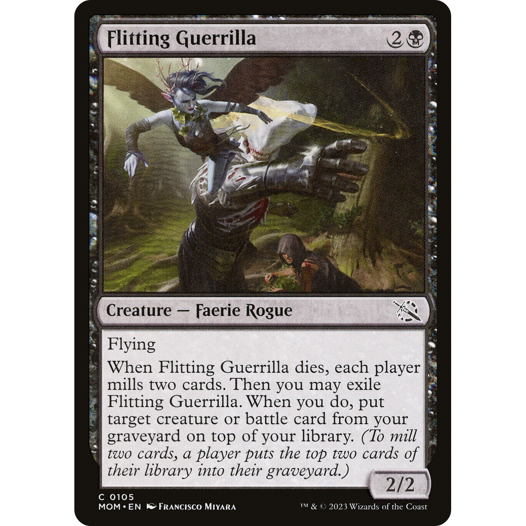 Flitting Guerrilla (MOM-105) - March of the Machine Foil