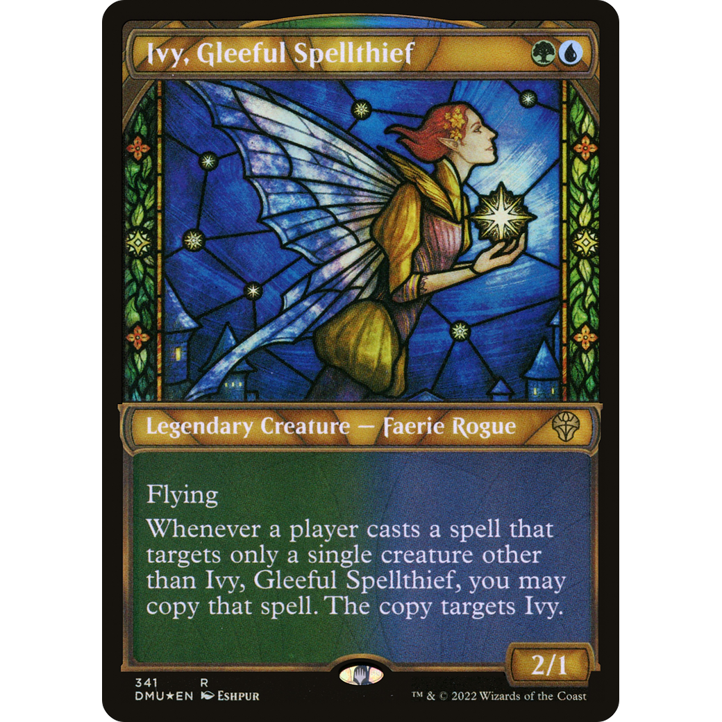 Ivy, Gleeful Spellthief (Textured Foil) (DMU-341) - Dominaria United: (Showcase) Foil