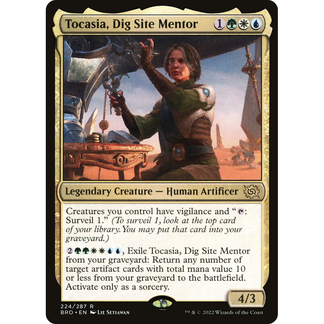 Tocasia, Dig Site Mentor (BRO-224) - The Brothers' War