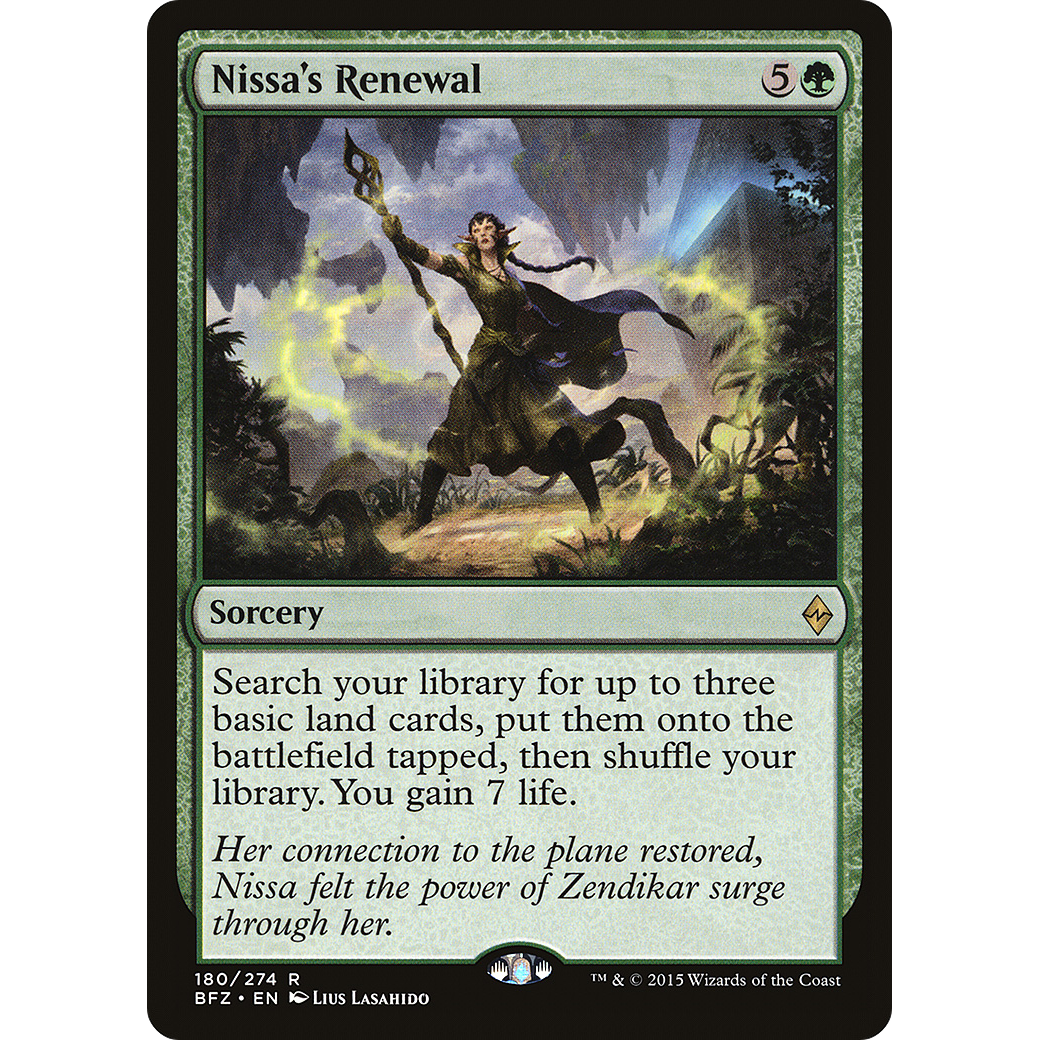 Nissa's Renewal (BFZ-180) - Battle for Zendikar Foil