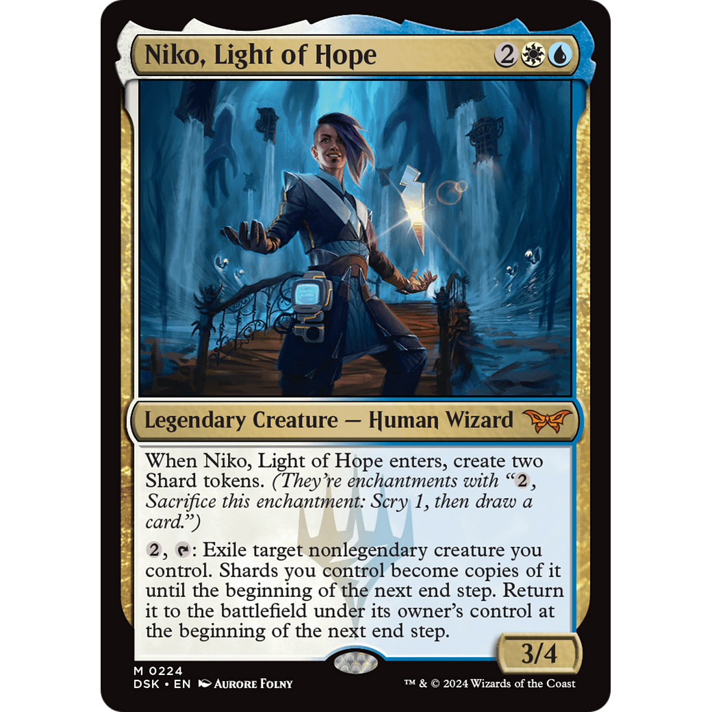 Niko, Light of Hope (DSK-224) - Duskmourn: House of Horror Foil