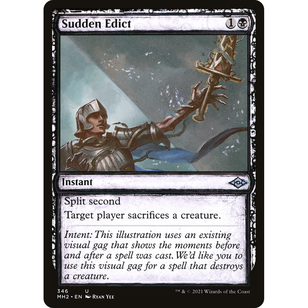 Sudden Edict (Showcase) (MH2-346) - Modern Horizons 2: (Showcase)