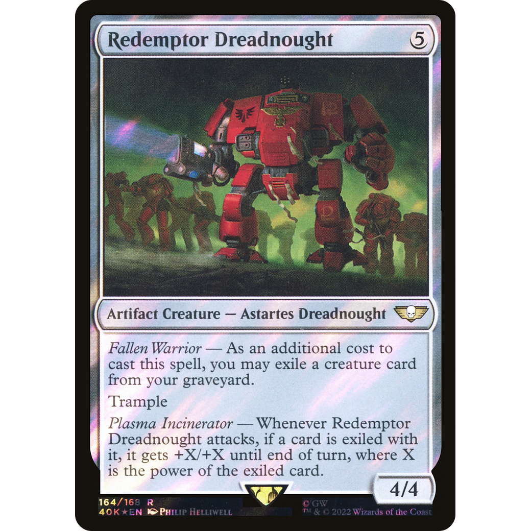 Redemptor Dreadnought (40K-164) - Warhammer 40,000 Commander Foil