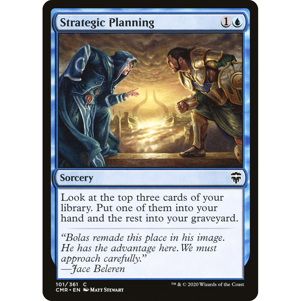 Strategic Planning (CMR-101) - Commander Legends