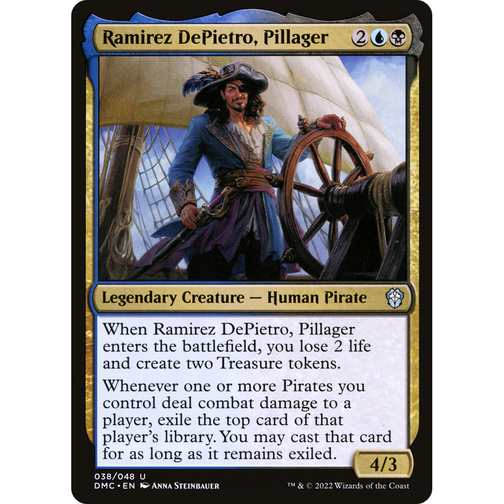 Ramirez DePietro, Pillager (DMC-038) - Dominaria United Commander Foil