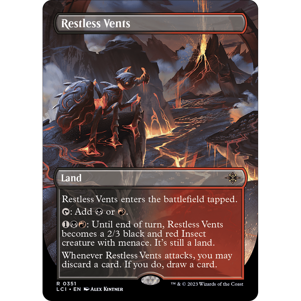 Restless Vents (LCI-351) - The Lost Caverns of Ixalan (Borderless)