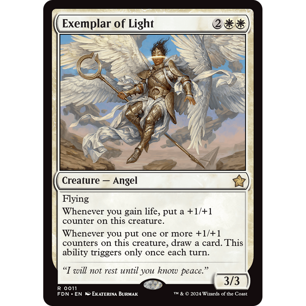 Exemplar of Light (FDN-011) - Foundations Foil