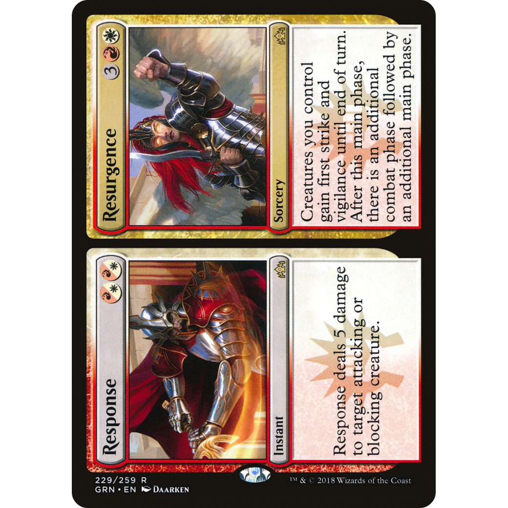 Response // Resurgence (GRN-229) - Guilds of Ravnica Foil