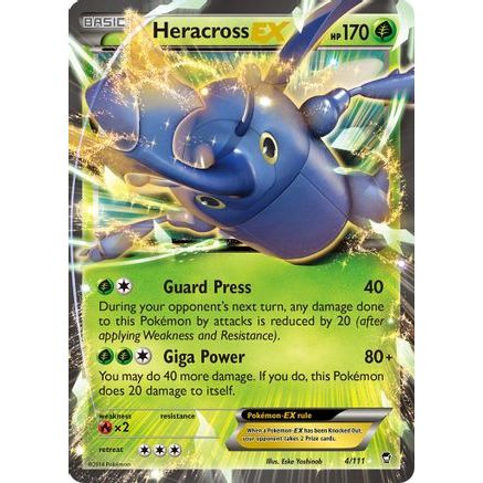 Heracross EX 4/111 - XY Furious Fists Holofoil