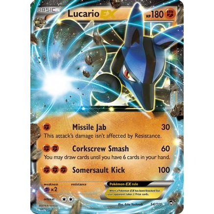 Lucario EX 54/111 - XY Furious Fists Holofoil