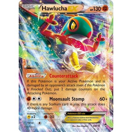 Hawlucha EX 64/111 - XY Furious Fists Holofoil