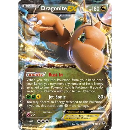 Dragonite EX 74/111 - XY Furious Fists Holofoil