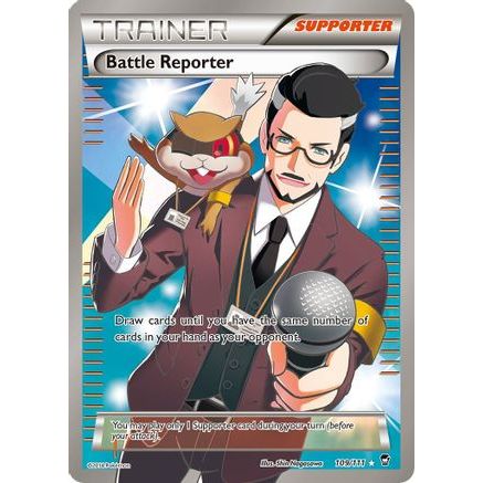 Battle Reporter (109 Full Art) 109/111 - XY Furious Fists Holofoil