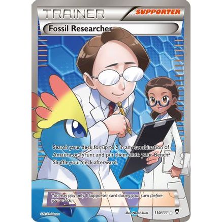 Fossil Researcher (110 Full Art) 110/111 - XY Furious Fists Holofoil