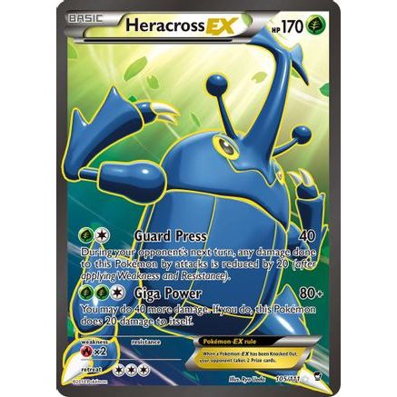 Heracross EX (105 Full Art) 105/111 - XY Furious Fists Holofoil