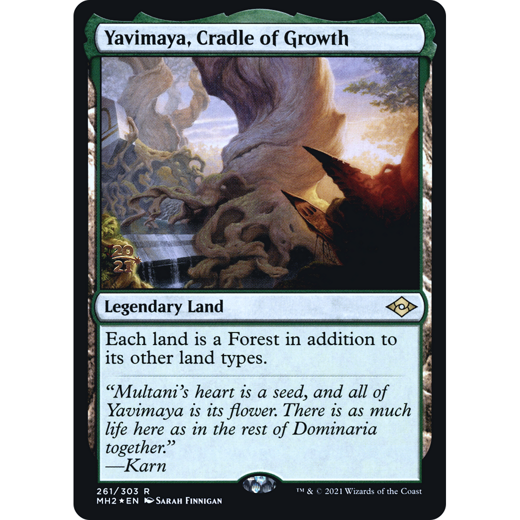 Yavimaya, Cradle of Growth (PRE-261) - Modern Horizons 2 Promos Foil