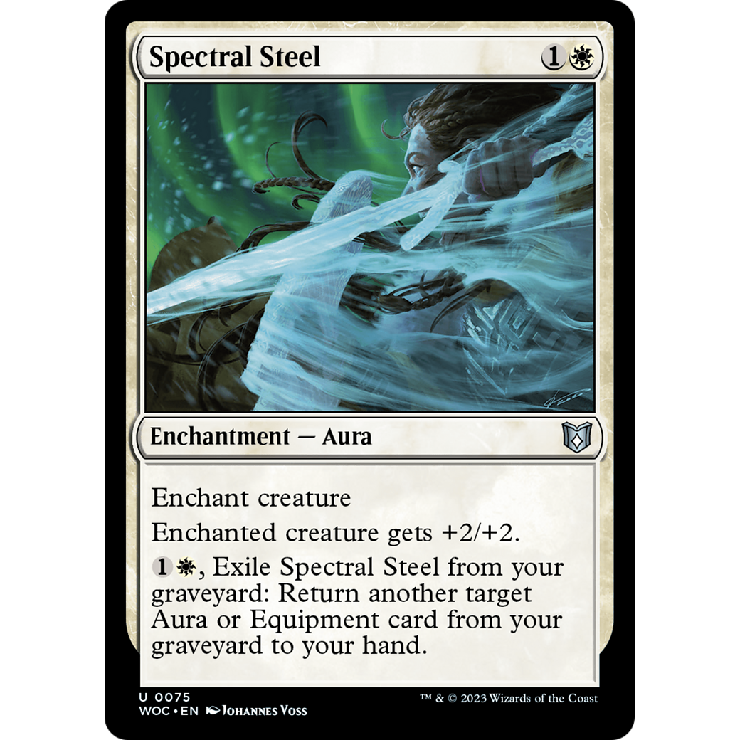 Spectral Steel (WOC-075) - Wilds of Eldraine Commander