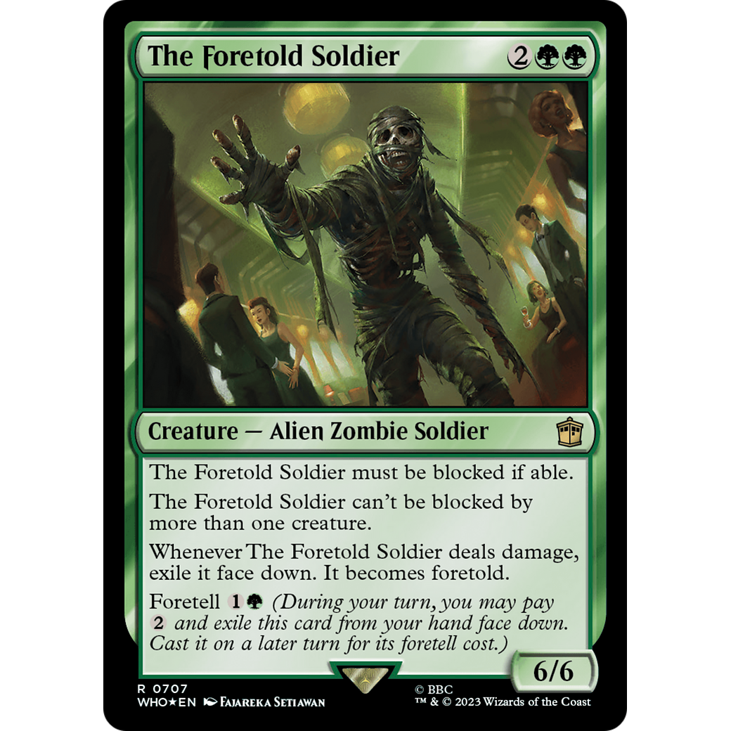 The Foretold Soldier (Surge Foil) (WHO-707) - Doctor Who Foil