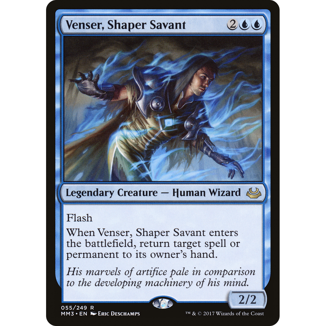 Venser, Shaper Savant (MM3-055) - Modern Masters 2017 Foil