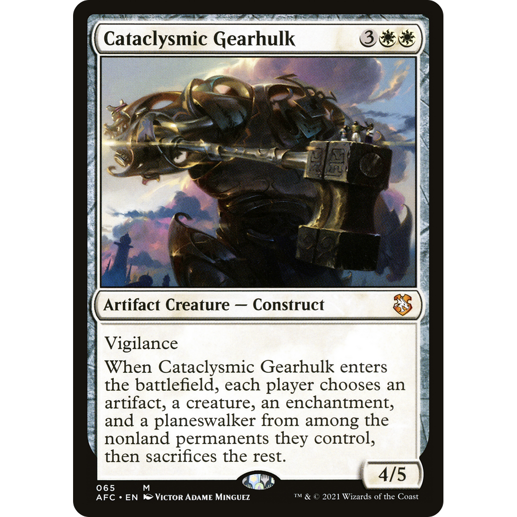 Cataclysmic Gearhulk (AFC-065) - Forgotten Realms Commander